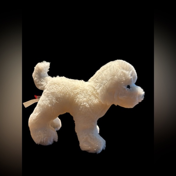 Douglas Cuddle Toys Bichon Frise Plush Dog 6-7” Realistic White Stuffed Animal - Picture 4 of 5